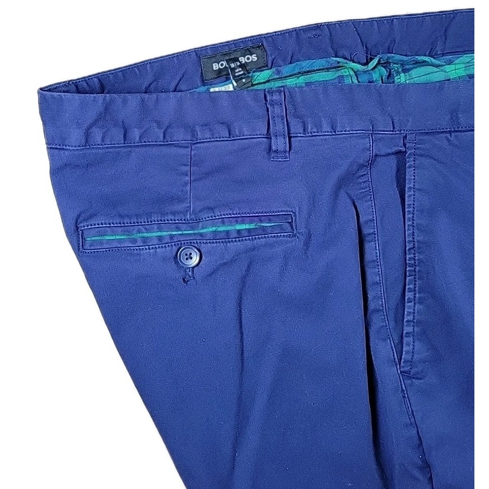 Bonobos Flannel Lined Pants Mens Blue Golfer Chino‎ Casual Outdoors 38 X 34 Mens